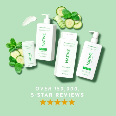 Native Vegan Cucumber & Mint Natural Volume Shampoo 16.5 fl oz