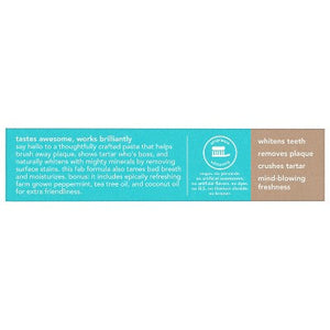 hello Antiplaque and Whitening Fluoride Free Toothpaste Natural Peppermint 5oz/2pk - Imperfect Box