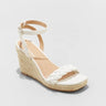 Open Box - A New Day Women's Espadrille Wedge Heels Sandals Memory Foam Insoles