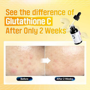 numbuzin No.5+ Glutathione Vitamin Concentrated Face Serum Travel Size 1.01 fl oz - Imperfect Box