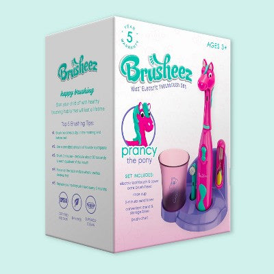 Brusheez Prancy The Pony Children's Electronic Toothbrush Set