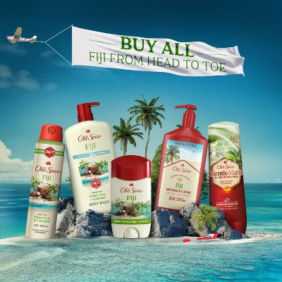 Old Spice Men's Fiji Antiperspirant & Deodorant 2.6oz 2-Pack