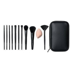 e.l.f. Full Face Eye Makeup Brush Set With Travel Case 12pc