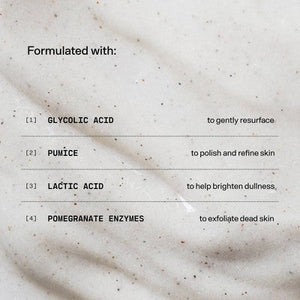Versed Buff It Out AHA Unscented Exfoliating Body Scrub 8 fl oz - Imperfect Container