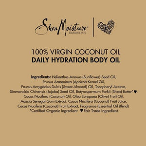 SheaMoisture Daily Hydration Coconut Body Oil 8 fl oz - Imperfect Container