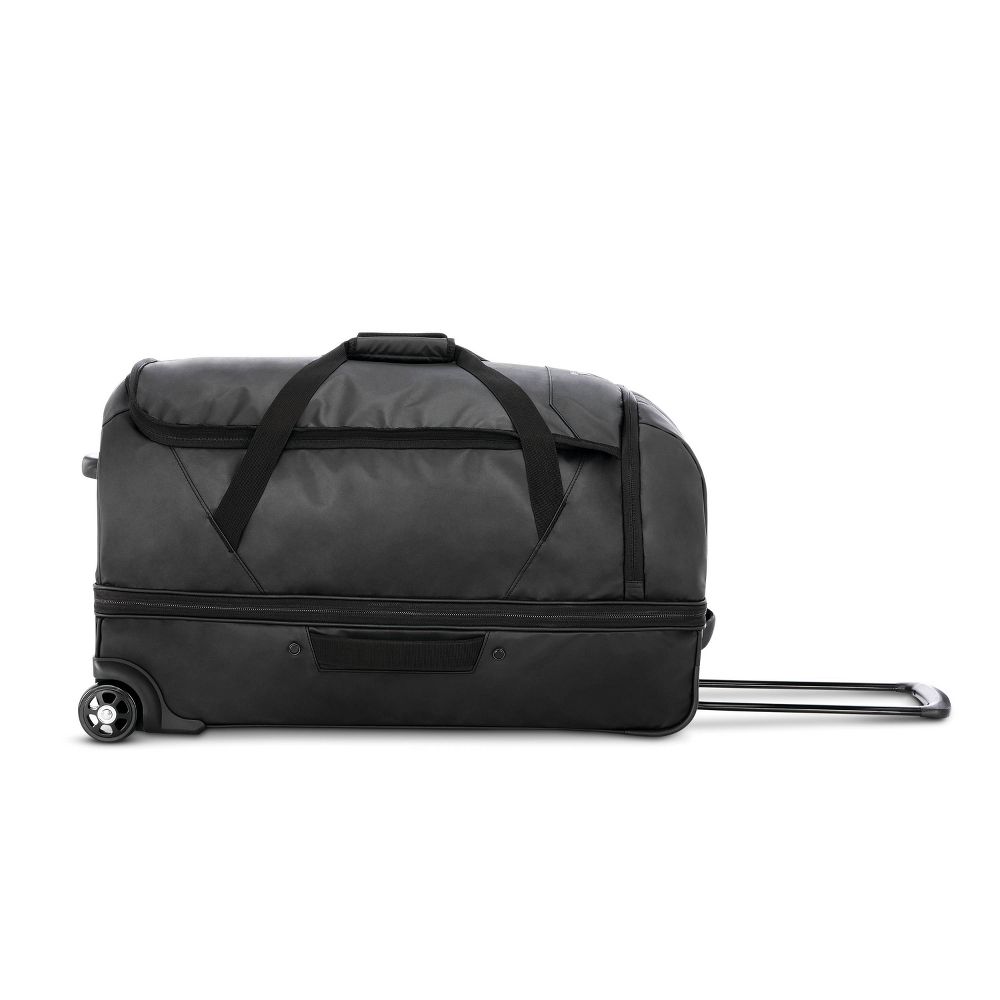 High Sierra 28" Wheeled Drop Bottom Duffel Bag - Black Graphic