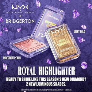 NYX Professional Makeup Bridgerton Royal Highlighter Buttermelt Light Gold 0.17oz - New