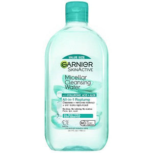 Garnier SkinActive Replumping Hyaluronic Acid + Aloe Micellar Cleansing Water 23.7 fl oz - Imperfect Container
