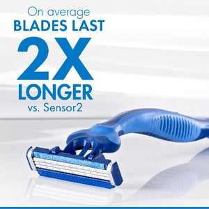 Gillette Sensor3 Comfort Men's Disposable Razors 12ct - Imperfect Box