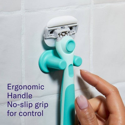 Flamingo Moisture Plus Razor with 2 Blade Cartridges Seafoam - Imperfect Box
