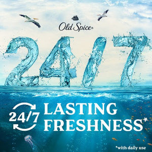 Old Spice Deep Sea Solid Antiperspirant & Deodorant for Men Sea Mineral Scent 2.6oz 2-Pack