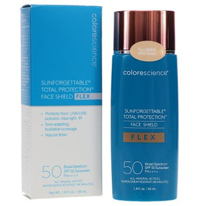 Colorescience Sunforgettable Total Protection Face Shield Flex SPF 50 Light 1.8 oz - Imperfect Box