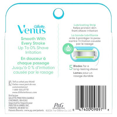 Venus Extra Smooth Women's Razor Blade Refills 4ct