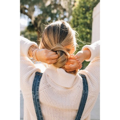 TELETIES For the Love of Nudes Large Hair Ties 3pc