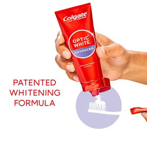 Colgate Optic White Whitening Toothpaste Sparkling White 3.2oz/3pk - Missing Box