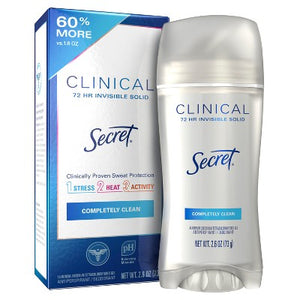 Secret Clinical Strength Completely Clean Invisible Antiperspirant 2.6oz