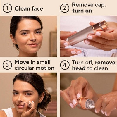 Finishing Touch Flawless Facial Hair Remover Electric Razor for Women