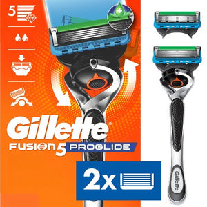 Gillette-ProGlide-Men's-Razor-+-2-Razor-Blade-Refills-Imperfect-Box-Razors-&-Razor-Blades