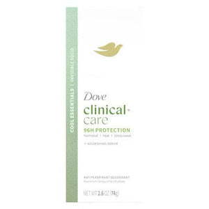 Dove Beauty Clinical 96-Hour Protection Antiperspirant & Deodorant Stick Cool Essentials 2.6oz - Missing Box