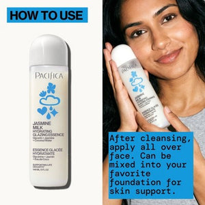 Pacifica Jasmine Milk Hydrating Glazing Essence 5 fl oz -Imperfect Container