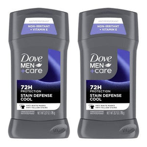 Dove Men+Care 72hr Antiperspirant & Deodorant Stick Stain Defense Cool 2.7oz/2ct - Missing Box