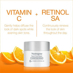 Neutrogena Rapid Tone Repair Retinol + Vitamin C Face and Neck Cream 1.7oz
