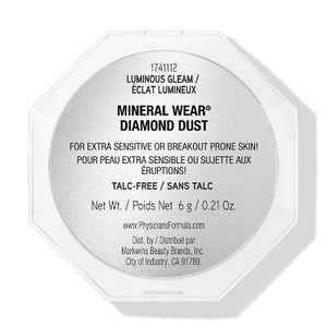 Physicians Formula Mineral Wear Diamond Glow Dust Powder Luminous Gleam 0.21oz
