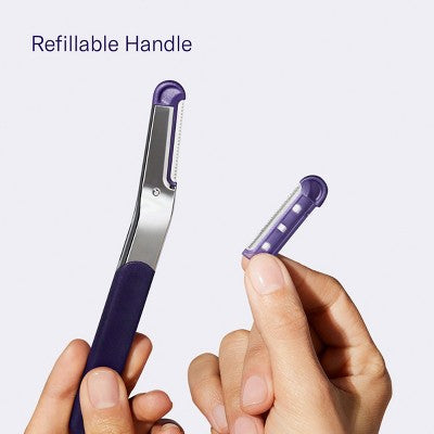 Flamingo Dermaplane Razor 1 Handle 2 Refill Blades - Imperfect Box