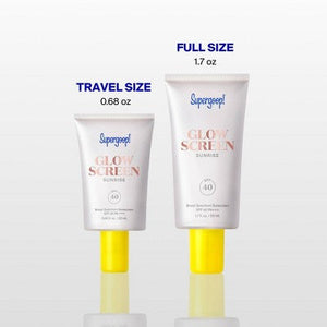 Supergoop! Glowscreen Sunset Hydrating Glowy Tinted Primer Sunscreen SPF 40 1.7 fl oz  - Imperfect Box