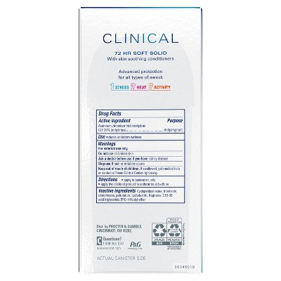 Secret Clinical Active Fresh 2.6oz Antiperspirant