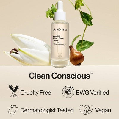 Honest Beauty Ageless Firm and Even Serum 1.0 fl oz - Imperfect Box