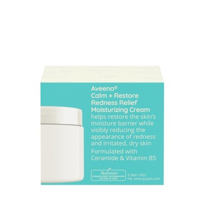 Aveeno Calm + Restore Redness Relief Moisturizing Cream 1.7 oz - New