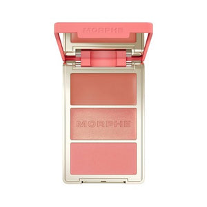 Morphe Cheek Thrills Multi-Finish Face Trio Beach Bonfire 10.8g - IMPERFECT BOX