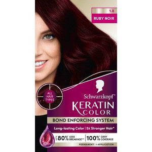 Schwarzkopf Keratin Permanent Hair Color Ruby Noir 2.08 fl oz