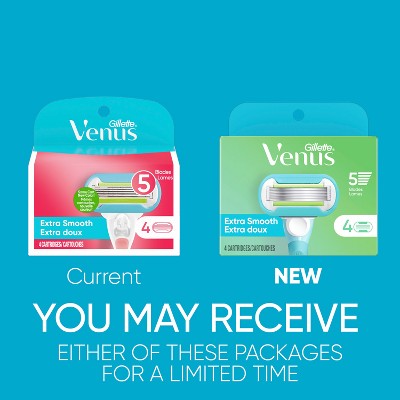Venus Extra Smooth Women's Razor Blade Refills 4ct