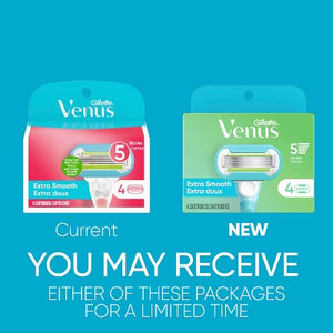 Venus Extra Smooth Women's Razor Blade Refills 4ct