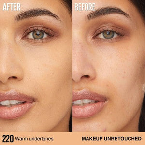 Maybelline Super Stay 30HR Wear Lumi-Matte Liquid Foundation 220 1 fl oz - Imperfect Container