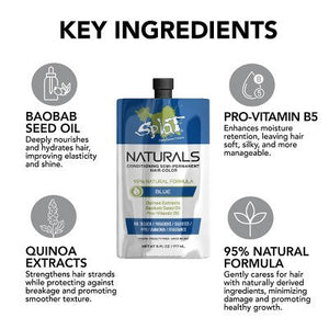 Splat Semi-Permanent Hair Color Naturals Blue 6 fl oz