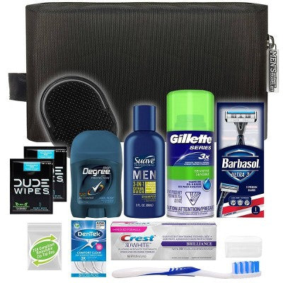 Men's Bath and Body Deluxe Travel Kit 13pc