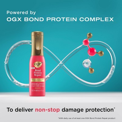OGX Repair & Protect Bond Protein Repair 450°F Heat Protectant Spray 6.5 fl oz