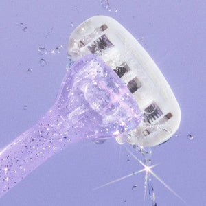 Billie Women's Sparkle Razor Kit with 1 Handle, Magnetic Holder & 2 Blade Refills