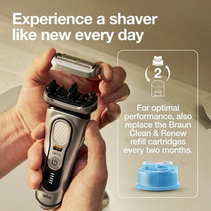 Braun Electric Shaver Replacement Head Silver - New