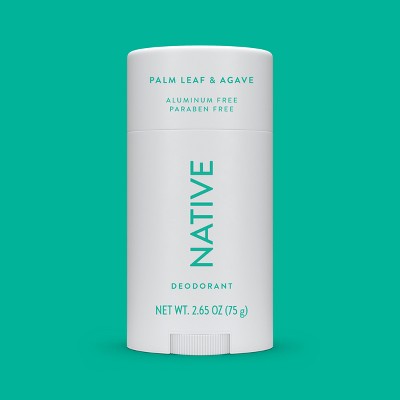 Native Solid Deodorant for Men & Women Palm Leaf & Agave 2.65oz