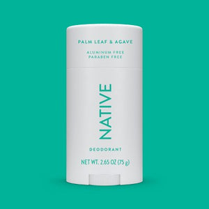 Native Solid Deodorant for Men & Women Palm Leaf & Agave 2.65oz