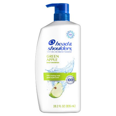 Head & Shoulders Dandruff Shampoo, Green Apple, 28.2 fl oz Imperfect Container