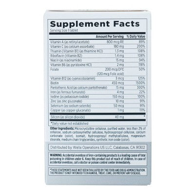 Nioxin Recharging Complex Hair Growth Vitamin - 2.4oz/30ct