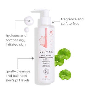 derma e Pure Biome Face Cleanser 6 fl oz - New