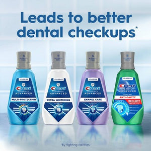 Crest Pro-Health Advanced Multi-Protection Alcohol-Free Mouthwash 1L 2-Pack