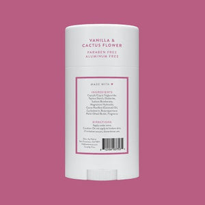 Native Solid Deodorant for Women & Men - Vanilla & Cactus Flower 2.65oz