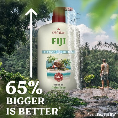 Old Spice Men's Body Wash Fresh Tropical Scent 30 fl oz - Imperfect Container